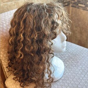 Human Hair 12” Water Wave Wig